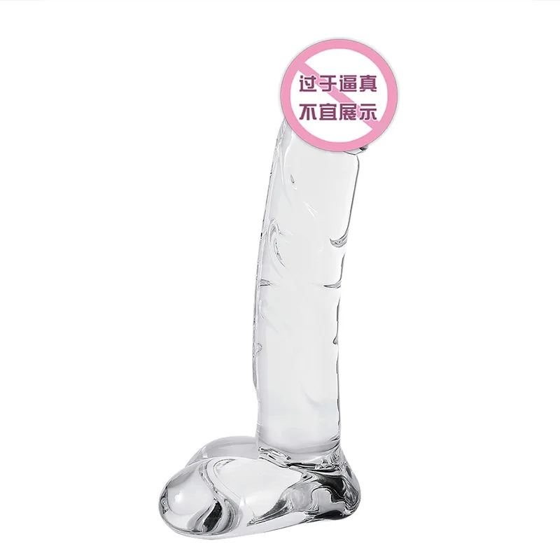 Новые товары хрустальный стеклянный пенис фаллоимитатор секс игрушки для пар