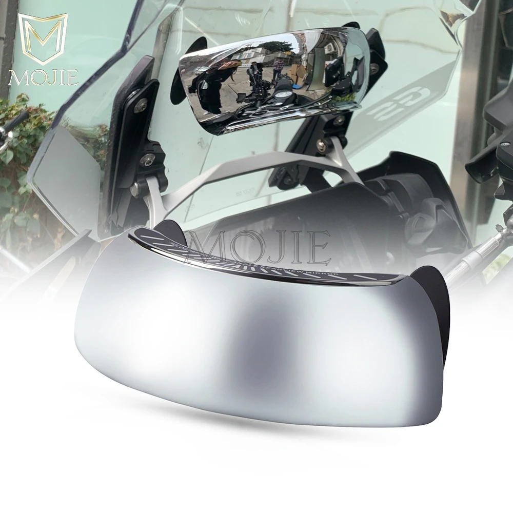 Мотоцикл 180 градусов безопасное зеркало заднего вида дает полный вид для HONDA Silver