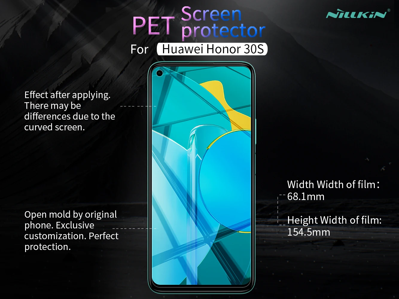 Для Huawei Honor 30 30S Антибликовая Защитная пленка для экрана матовая защитная против