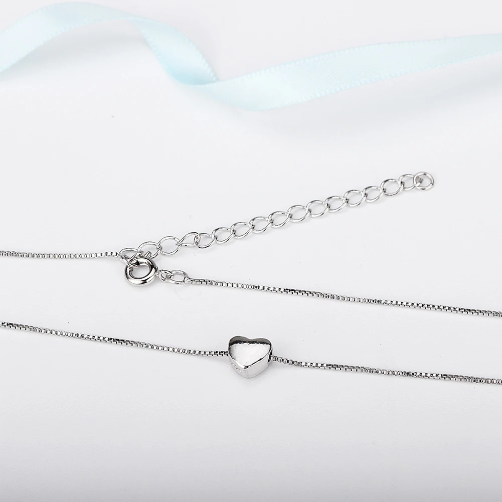 

Simple Trendy Heart Clavicle Pendant Necklace For Women Female Elegant Gold Chain Necklaces Ladies Heart-Shaped Jewelry Gifts