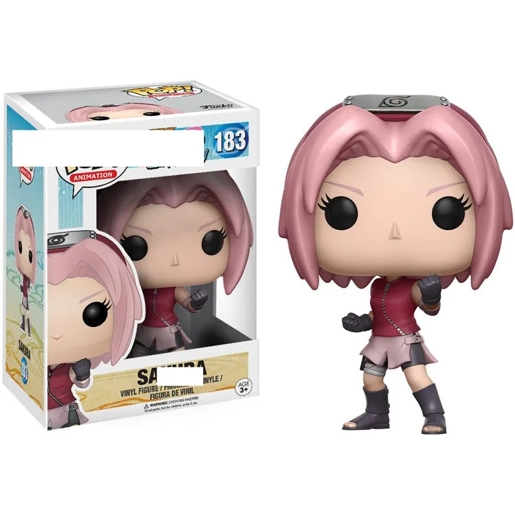 

1 Pop Naruto Sakura Haruno Sakura Garage Kit Doll Doll Wind Legend Peripheral Q Version 183