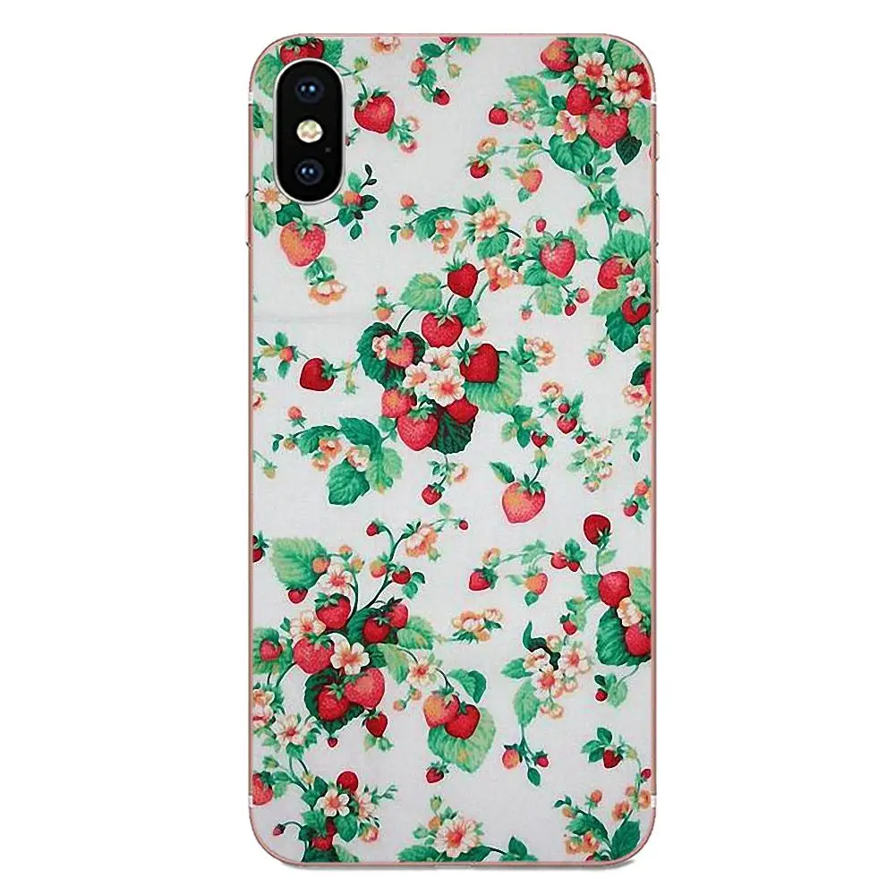 Коллаж с рисунком клубники для HTC Desire 530 626 628 630 816 820 One A9 M7 M8 M9 M10 E9 U11 U12 Life Plus из ТПУ |