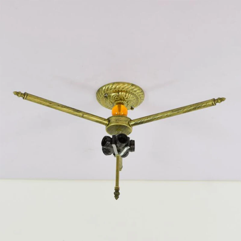 

European Creative Stained Glass Ceiling Lamp for Small Living Room Dining Bar Bedroom Art Tiffany Ceiling Lamps Light Fixtures