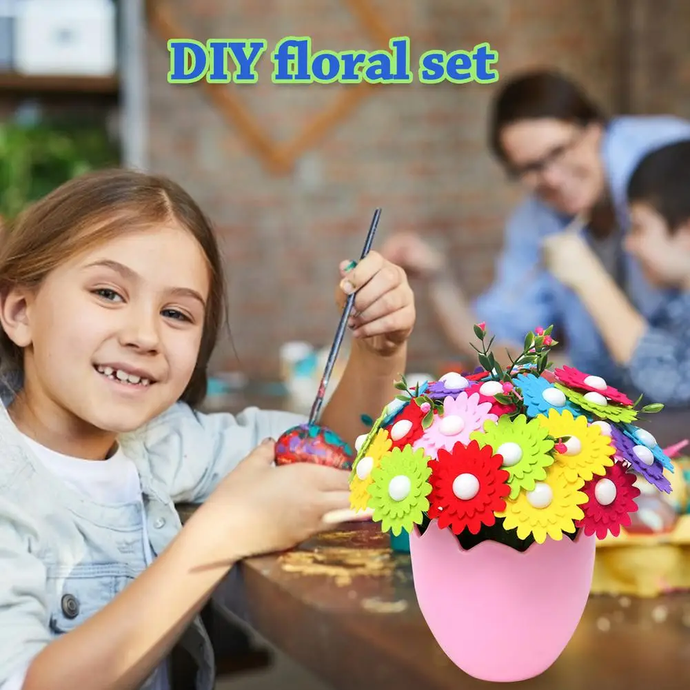 3D пазл с искусственными цветами обучающая игрушка интеллектуальная кнопка для