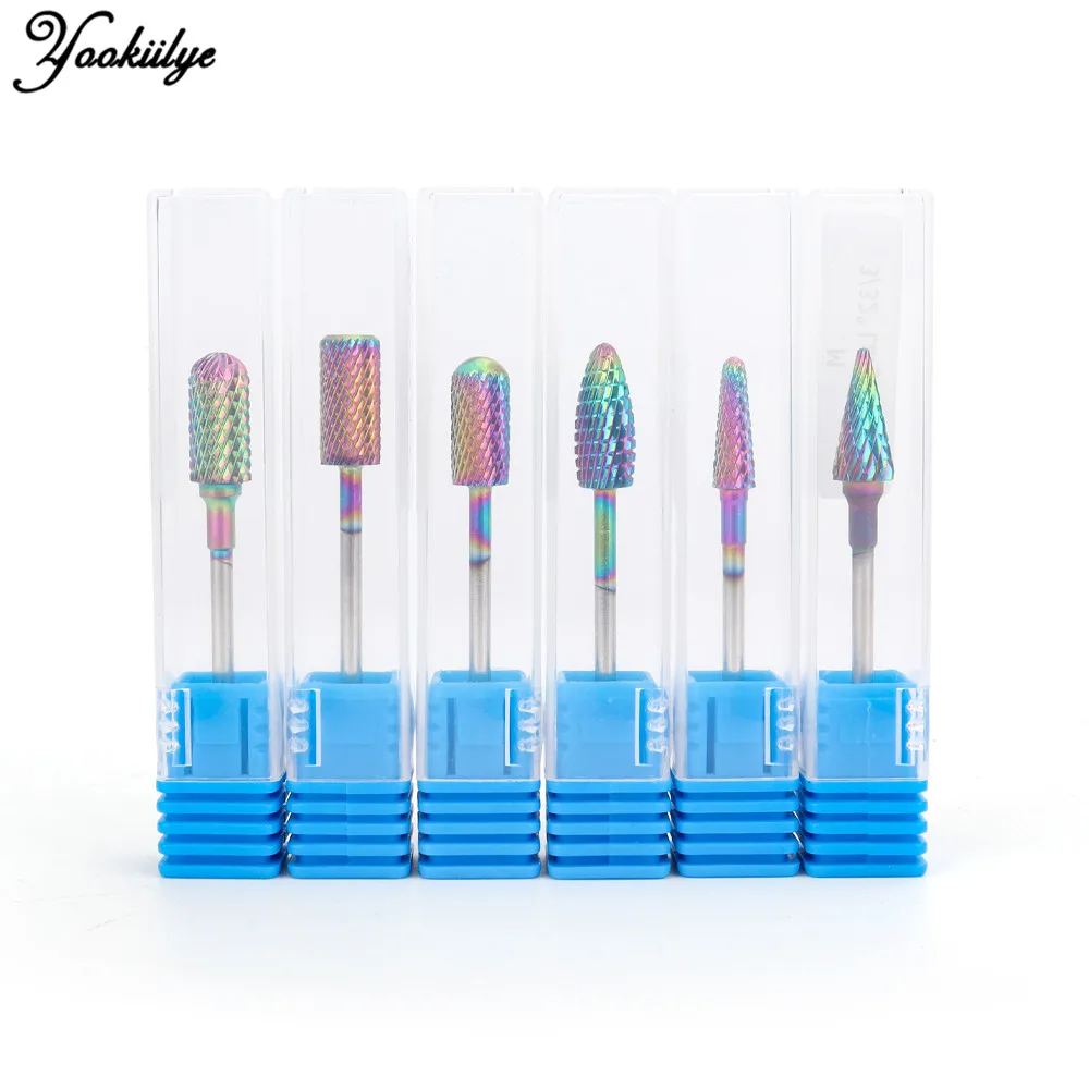 

7pcs Milling Cutter for Manicure Carbide Nail Drill Bits Manicure Accessories Nail Files Nail Drill Bit Pedicure Grinding Head