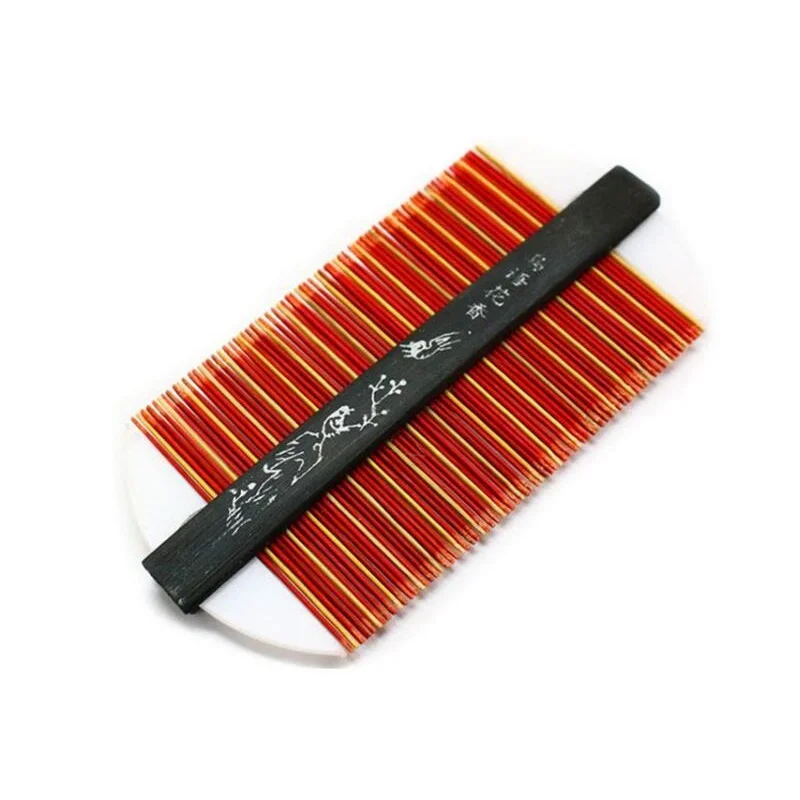 Китайская традиционная бамбуковая гребень для вшей 100% ручная работа плотная