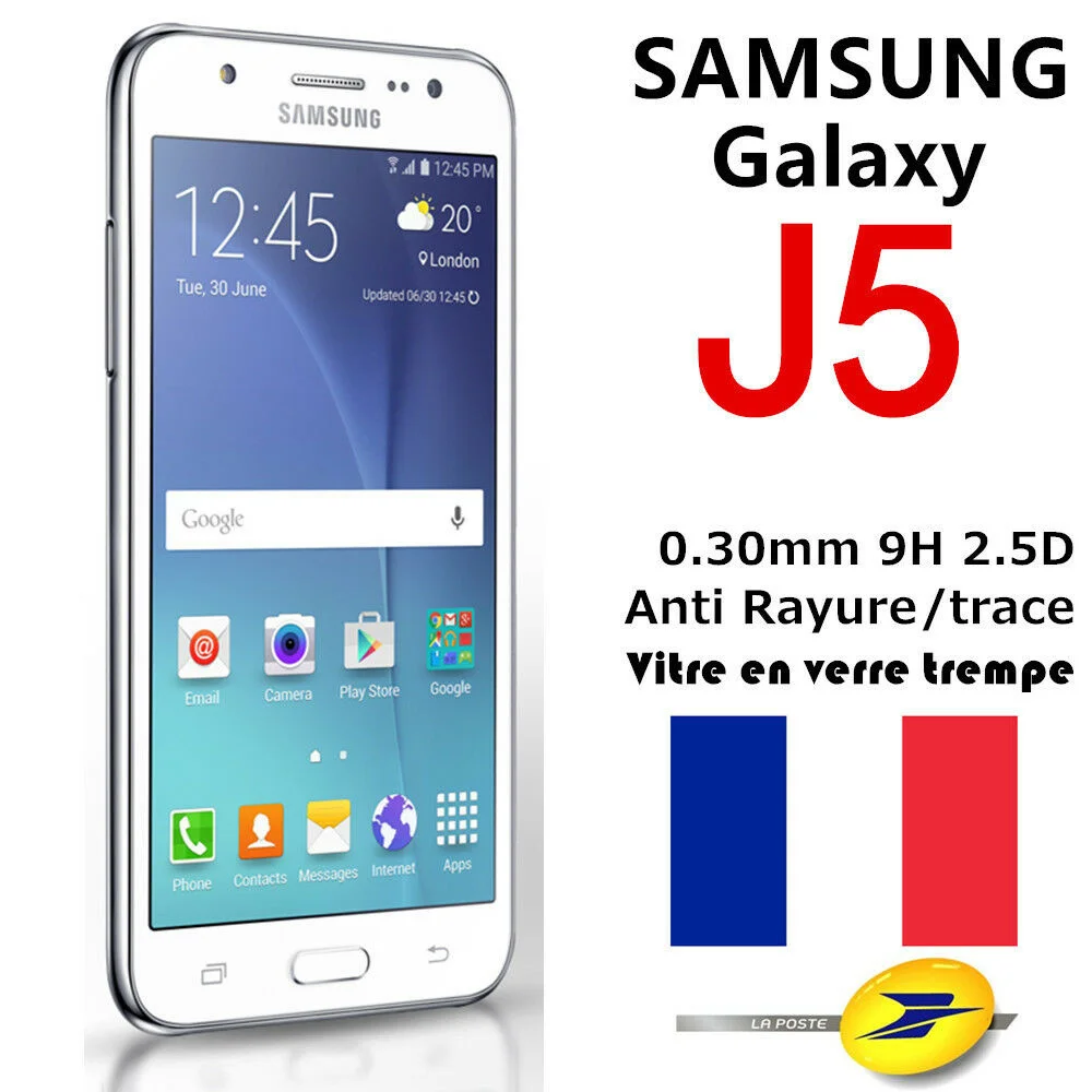 

For Samsung Galaxy J5 / Vitre film protecteur VERRE Tremp protection cran