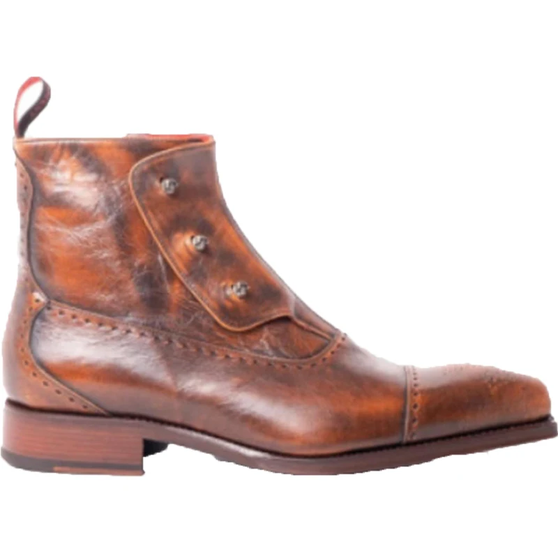 

Men's Boots 2021 New Fashion Foreign Trade Style European And American Brown Autumn And Winter Short Boots Men's Boots Trend