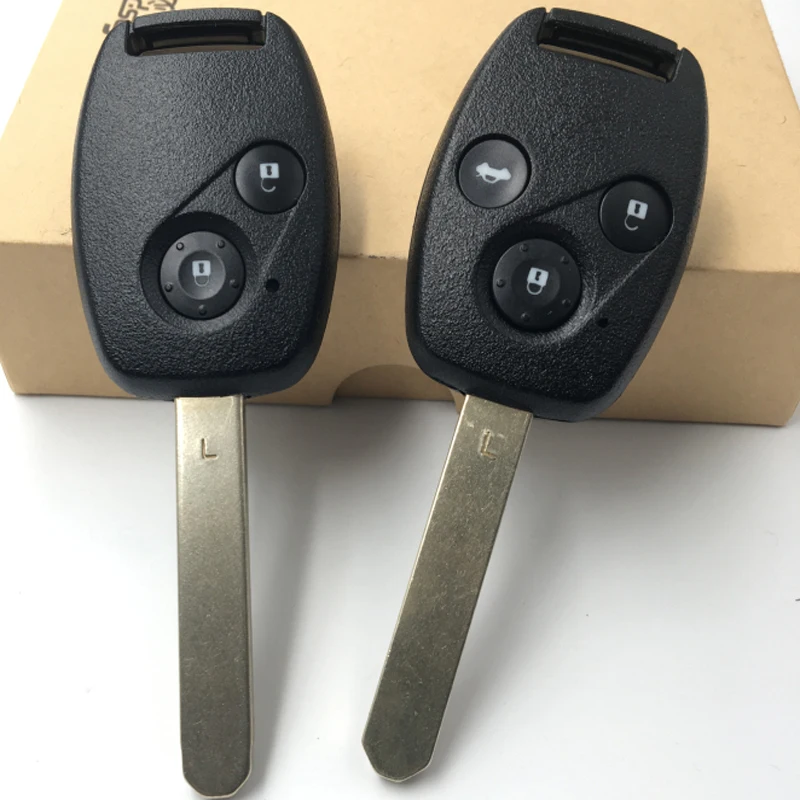 New 2 Button/3 Button Car Keyless Go Remote Key Car Key 433Mhz with ID46 Chip for Honda CRV C-RV Jazz CITY Civic  FIT Jazz HRV