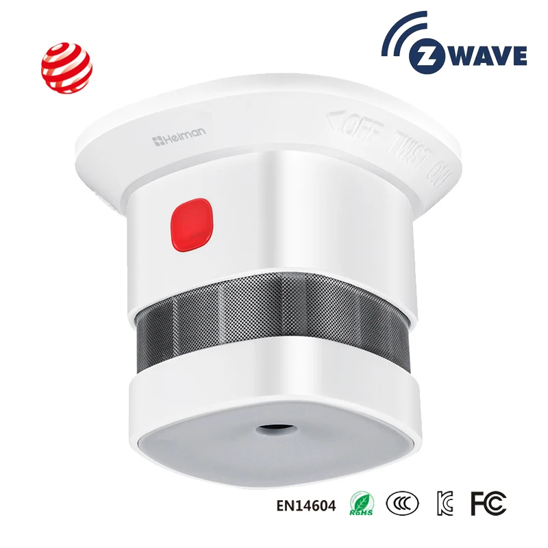 Датчик дыма HEIMAN Zwave умный дом европейская версия 868 42 МГц детектор Z-wave питание от