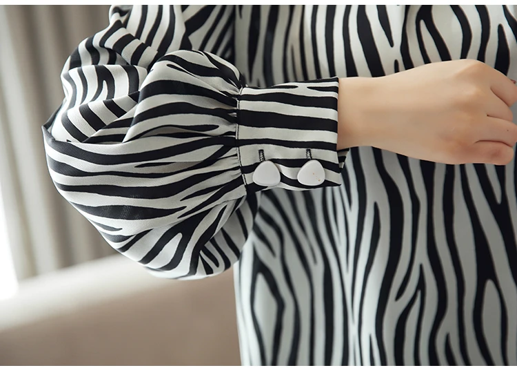 Женские рубашки с длинным рукавом полосатая офисная шифоновая блузка рубашка