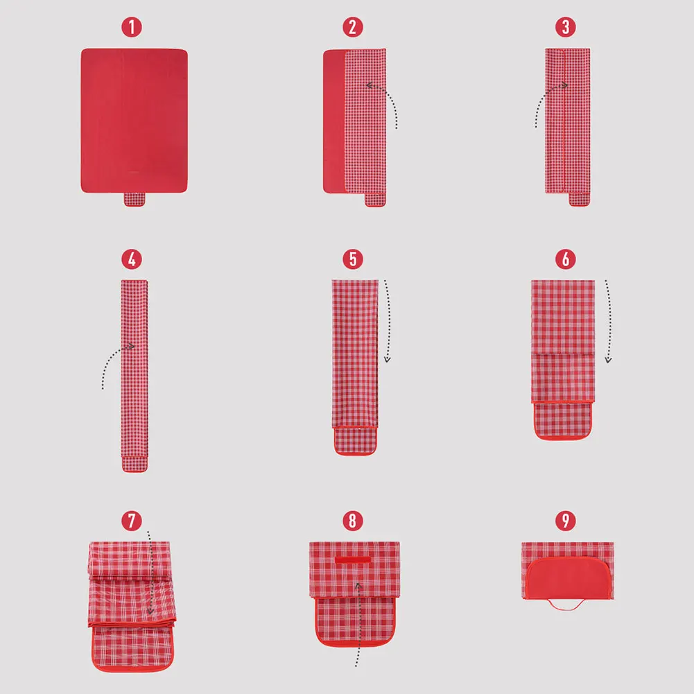 

Wonderlife Net Red Check Picnic Mat Outdoor Damp Proof Mat Indoor Spring Outing Lawn Mat Camping Picnic Cloth Portable Mat