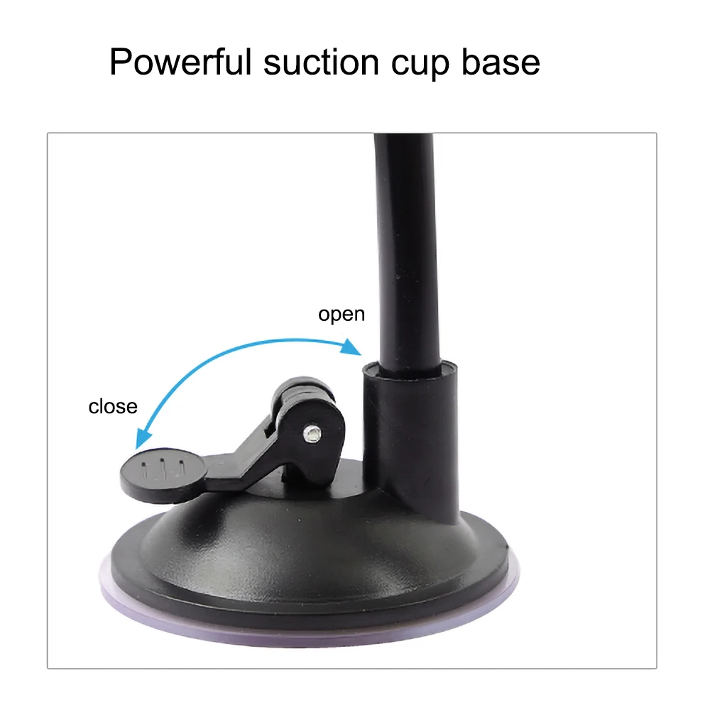 Круглая вращающаяся подставка для телефона с присоской длинная держатель