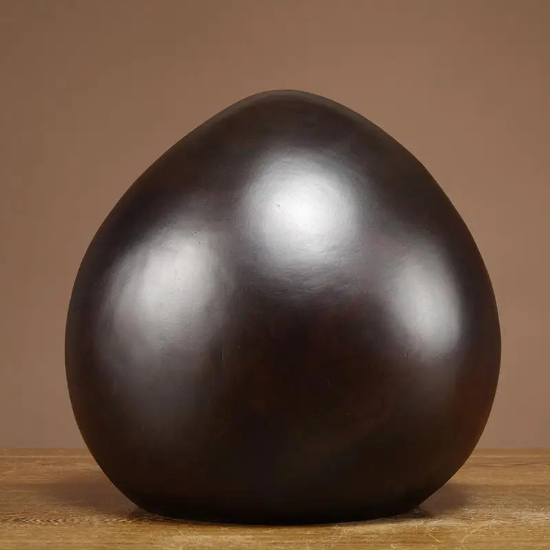 

Wooden Figure Statue Rosewood/Ebony Sculpture Old Birthday Star Statue Home Decoration Crafts Birthday Present Home Furnishings