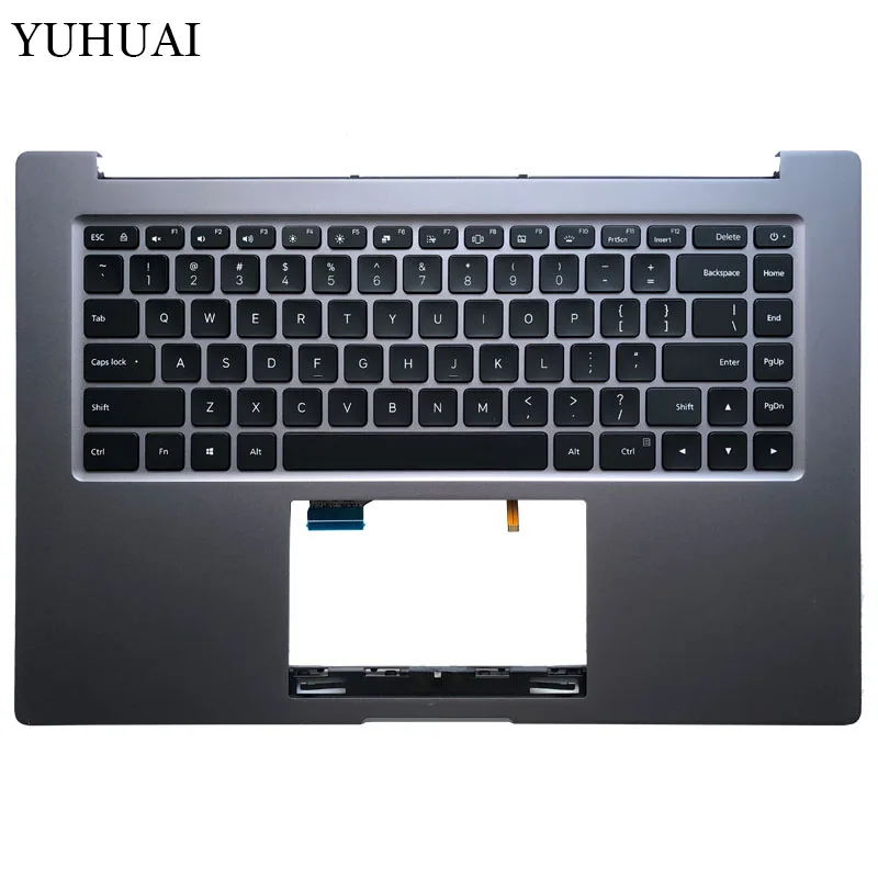 Клавиатура US для ноутбука Xiaomi MI Air 15 6 дюйма 9Z.NEJBV.301 MK10000044461 с подсветкой и верхней