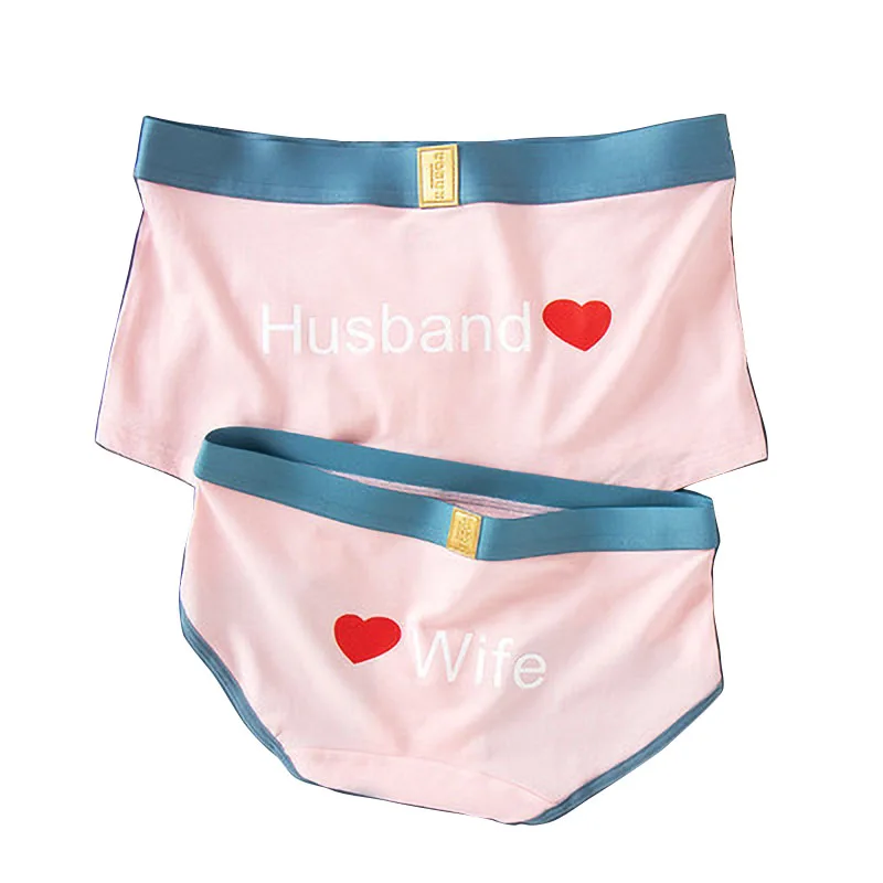 

Couple Underwear Set Sexy Panties Lover Underpants Soft and Breathable Mans Underwear and Women Panties Fashionable Print Panty