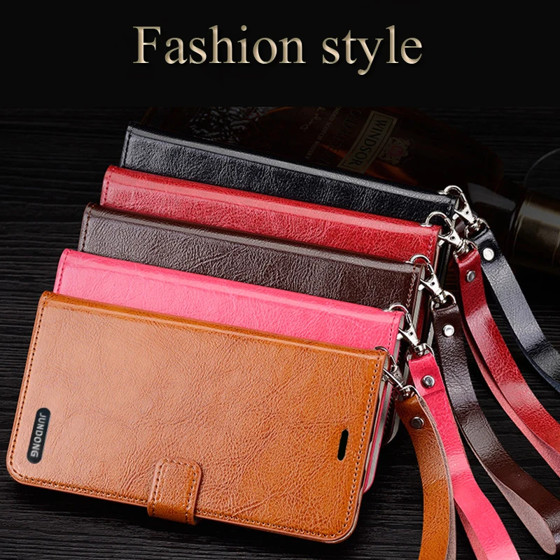 

Leather Flip Phone Case For Samsung Galaxy Note 4 5 7 8 9 10 Plus case Cowhide Oil wax skin Cover