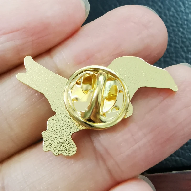 Черная ворона птица натуральные мифы брошь заколки эмалированные металлические