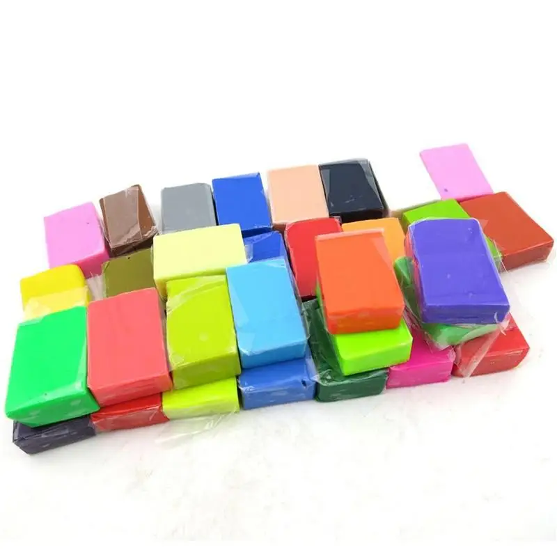 

32 Colors DIY Oven Bake Polymer Clay Modeling Moulding Intelligence Toys for Kids Children (Assorted Color)