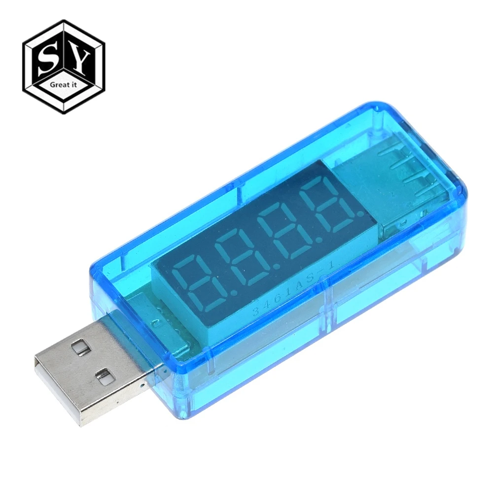 Цифровой USB тестер напряжения для мобильного телефона измеритель и силы тока