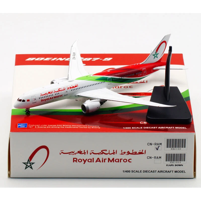 Модель самолета 1/400 масштаб B787-9 CN-RAM для Royal Air France игрушечный самолет литая под