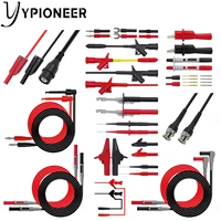 ypioneer p1600 multimeter test lead kit 4mm banana plug alligator clips mini grabber test hook clips piercing probes