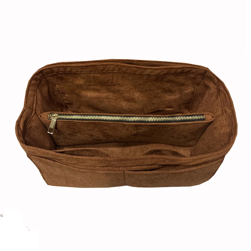 

For Speedy 25 30 35 40 Insert Bags organizer Bag Tote Inner purse insert bag shaper-Premium Velvet Very Feeling Fabric(Handmade)