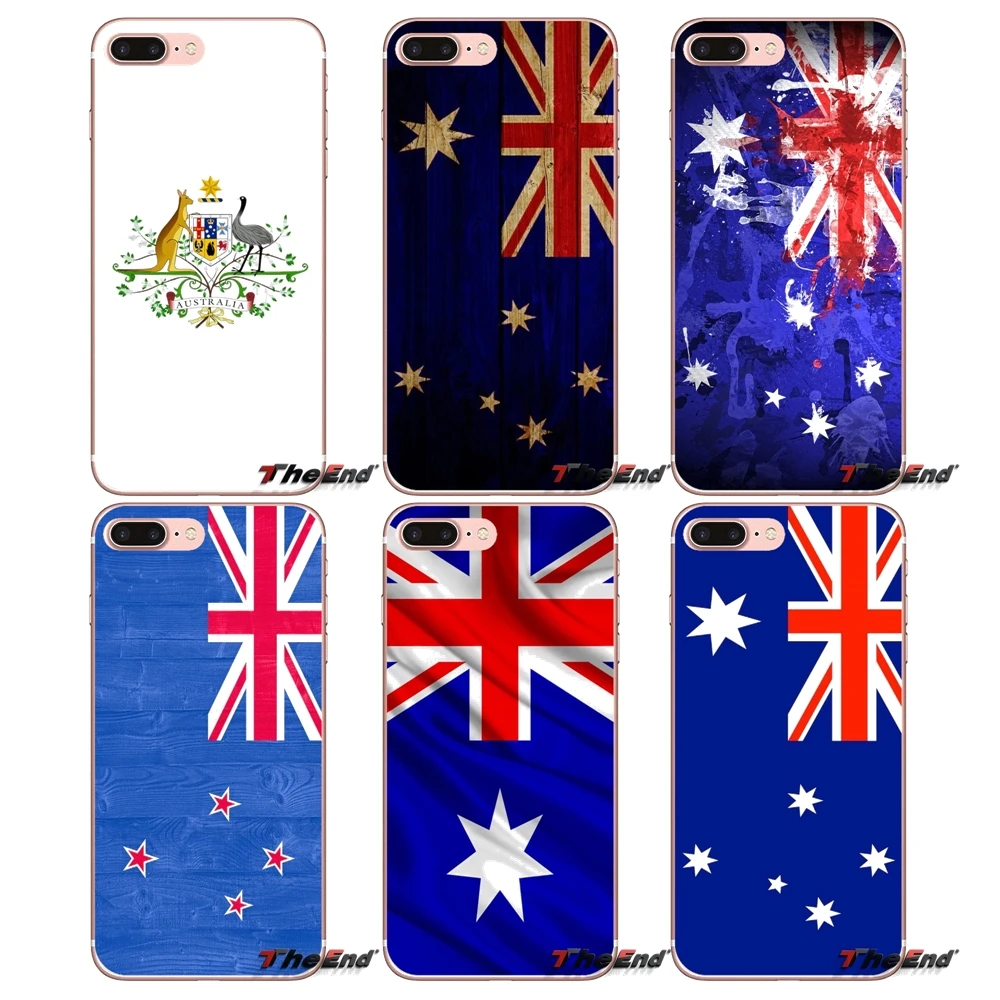 Австралийский Национальный эмблема флага мягкая сумка чехол для Huawei G7 G8 P7 P8 P9 Lite