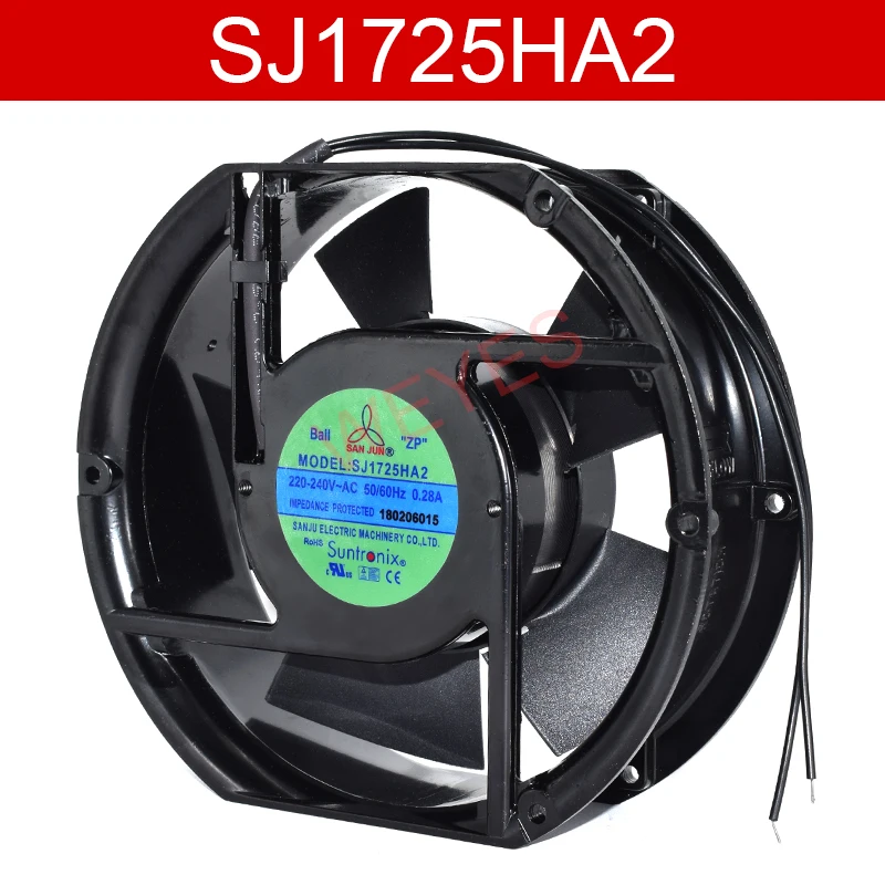 Оригинальный вентилятор охлаждения для san jun suntronix SJ1725HA2 220 В 17251 а 17 см|Кулеры и