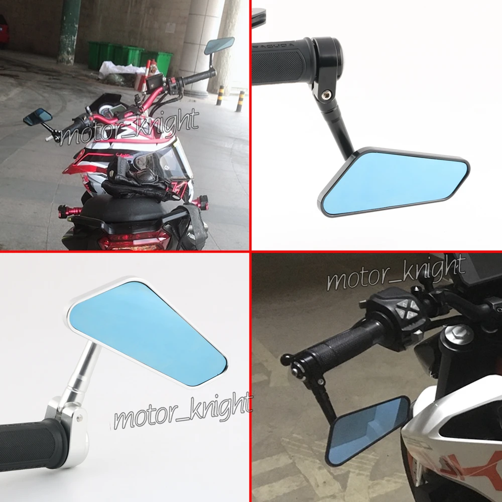 Для Kawasaki NINJA400 NINJA250 NINJA125 NINJA 300 NINJA1000 NINJA650 CNC бар конец черные боковые зеркала заднего вида
