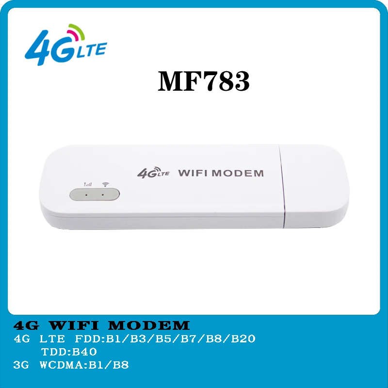 Unlocked MF783 150M LTE USB Wingle LTE 4G USB WiFi Modem dongle PK Huawei E3372-607 E8372h-153 E8372h-608