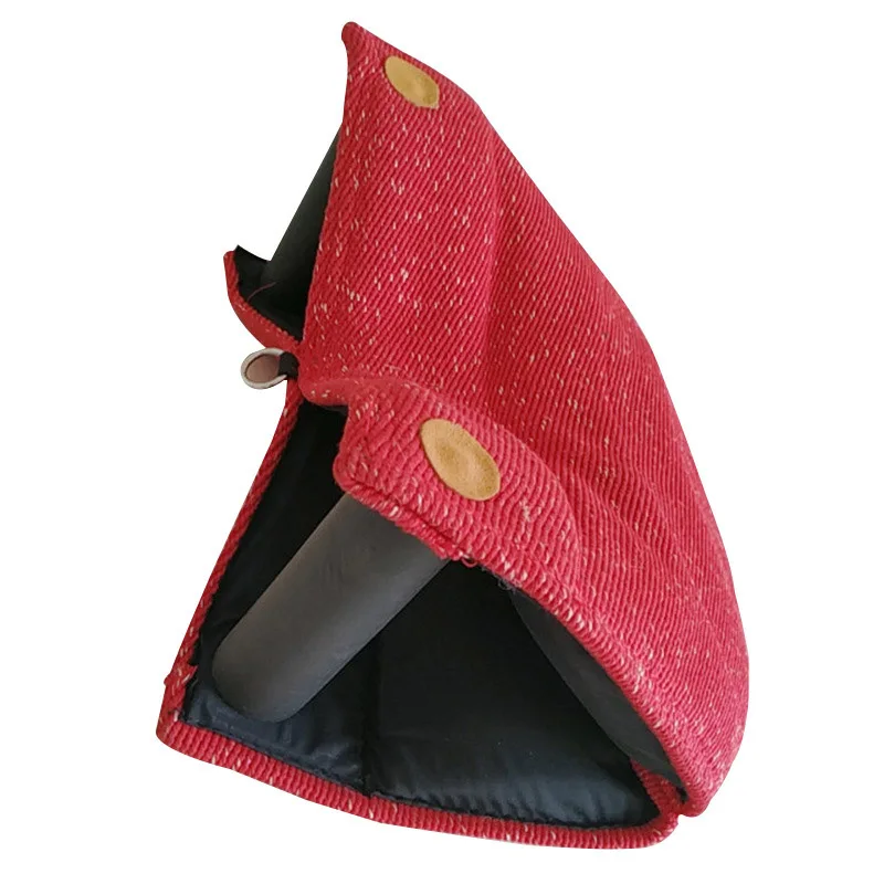 Джутовая/льняная подушка для укуса собак с ручками тренировочная игрушка