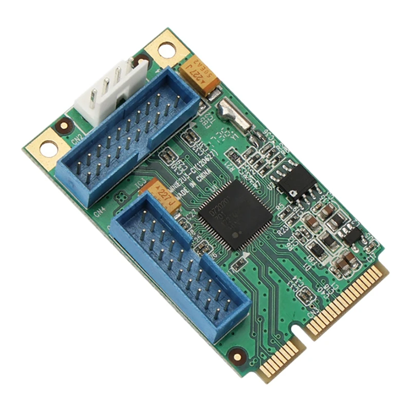 

Плата расширения PCI-E к USB 3,0, 2 порта USB с внутренним разъемом питания 19-контакта для настольного ПК