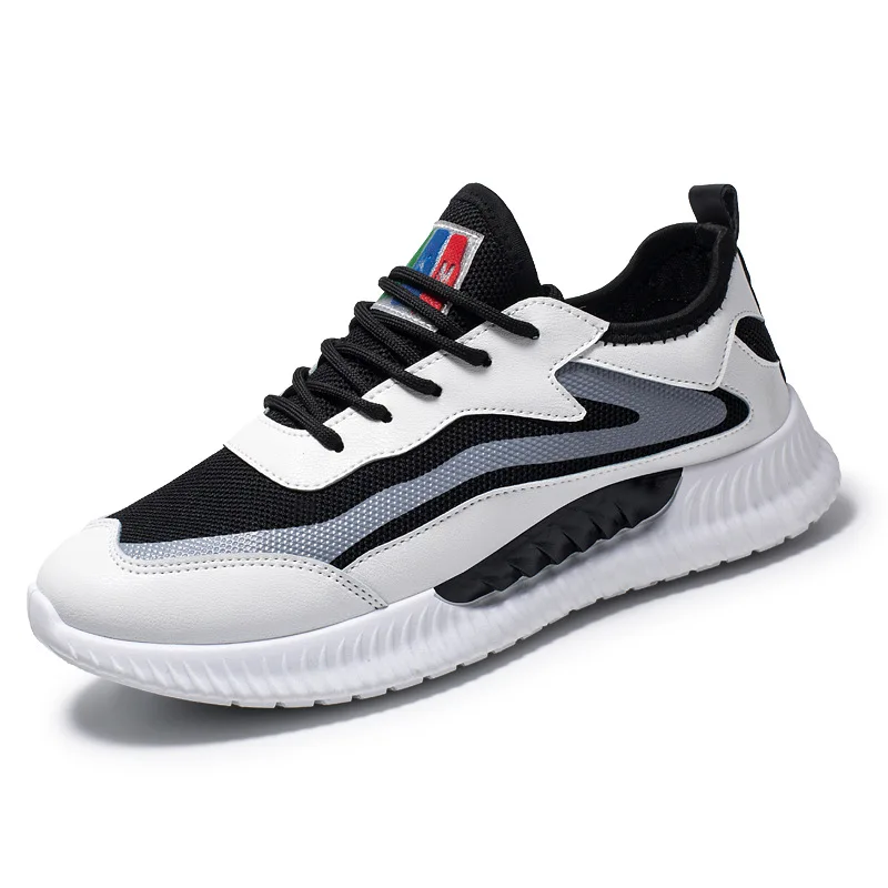 

Men Sneakers Breathable Air Mesh Outdoor Sport Shoes Spring Autumn Cushion Flats Training Running Shoes Zapatos De Hombre KH134X