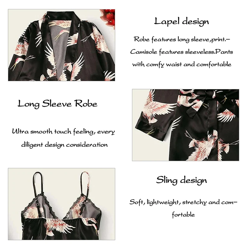 

2021 Women Satin Pyjama Set Sexy Silk Pajamas Sleepwear Night Suits Soft Nightwear Home Clothes With Chest Pads Fashion New