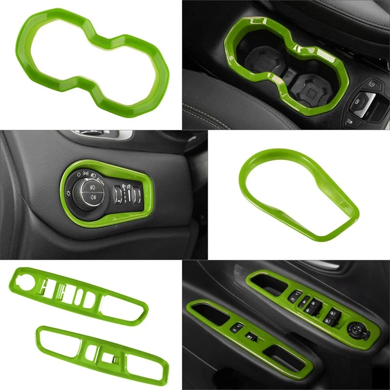 

31Pcs Car Interior Accessories Decoration Set for Jeep Renegade 2015-2020