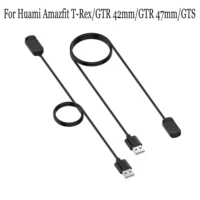new 1m usb magnetic cable charging data charger for huami amazfit t rexgtr 42mmgtr 47mmgts smart watch dock adapter
