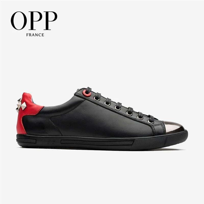 OPP/Мужская обувь в стиле панк с металлическими заклепками для мужчин Обувь из