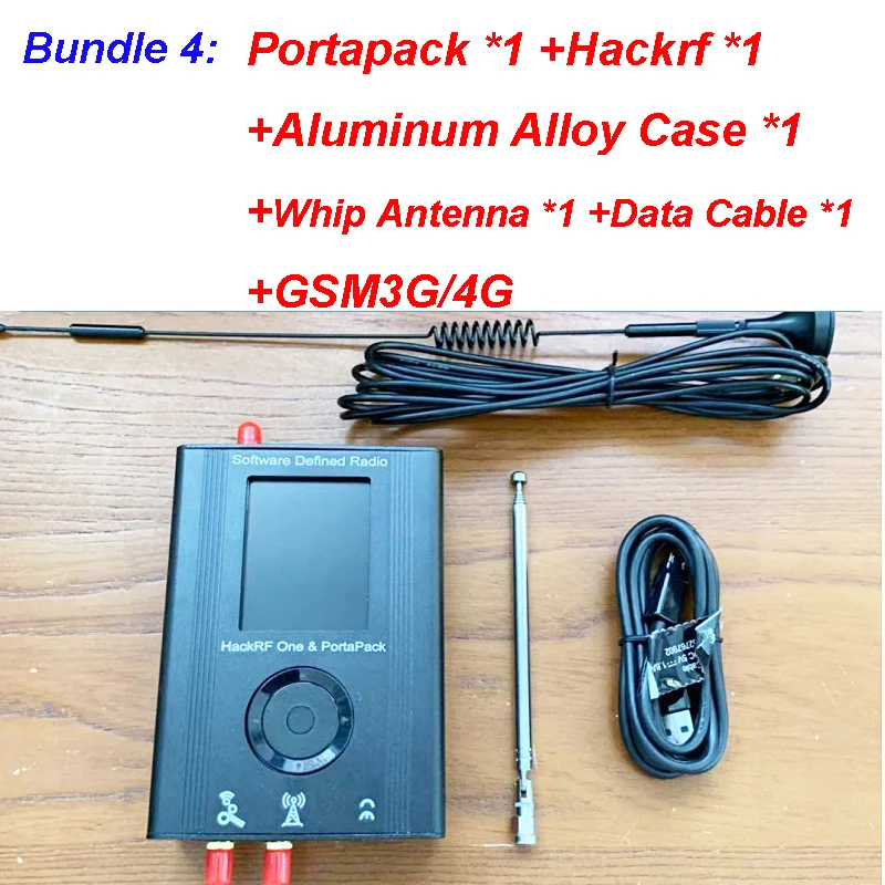 Одноконсоль PORTAPACK HackRF 1 МГц-6 ГГц SDR приемник/Передача AM FM SSB ADS-B SSTV Ham Radio 0.5PPM