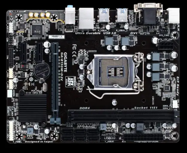 

Gigabyte GA-B150M-D2V DDR3 B150M-D2V DDR3 B150 LGA 1151 Core i7 i5 i3 16G SATA3 USB3.0 M.2