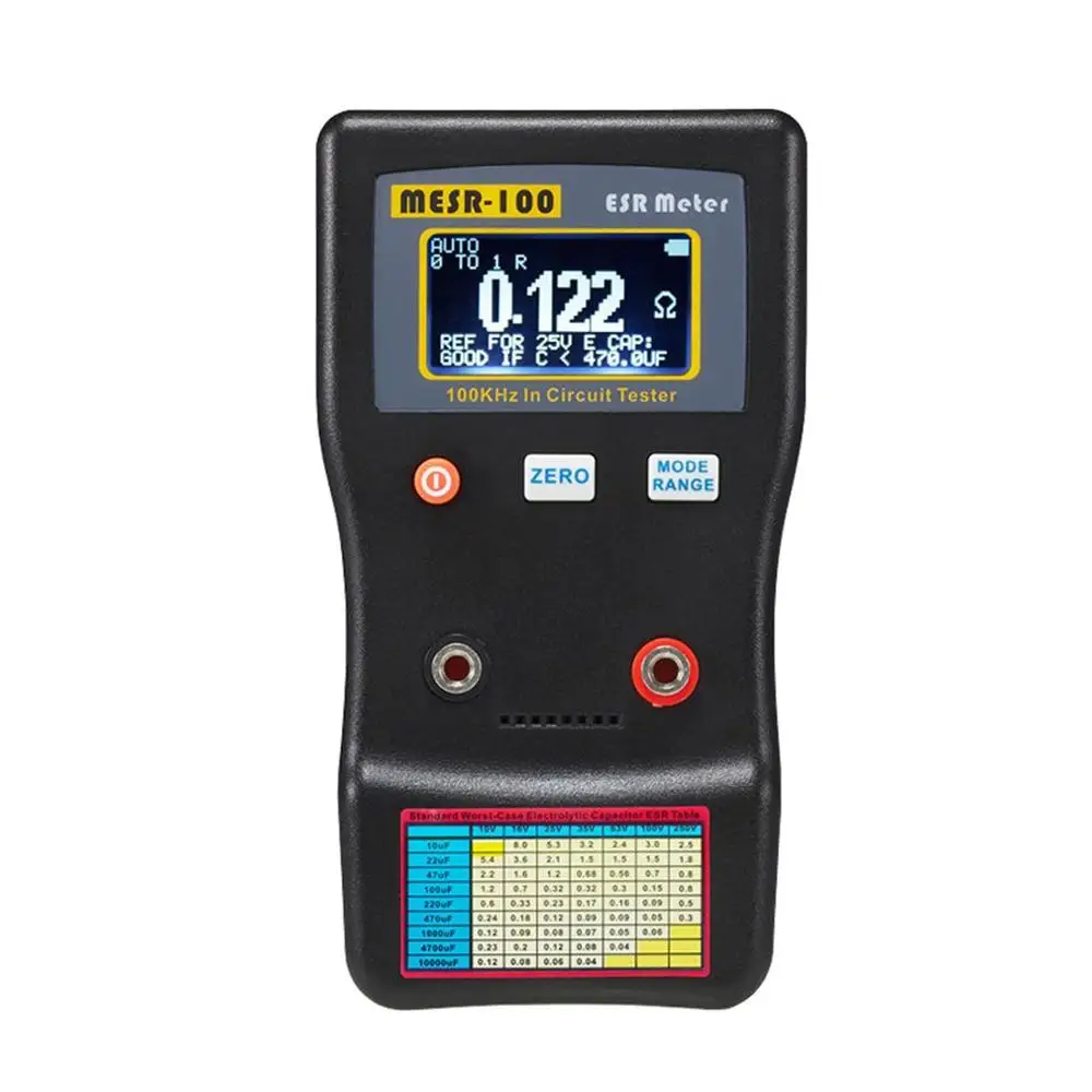 MESR-100 ESR Capacitance Meter Ohm Professional Measuring Resistance Capacitor Circuit Tester | Инструменты