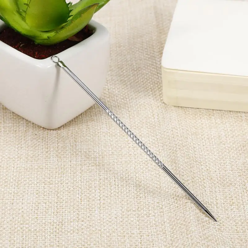 

1pc Stainless Steel Blackhead Remover Needles Extractor Dots Cleaner Acne Blemish Needles Black Spots Pore Beauty Tools TXTB1
