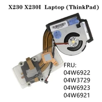 for lenovo thinkpad x230 12 5 genuine laptop cpu cooling fan w heatsink fru 04w6922 04w6921 04w6923 04w3729