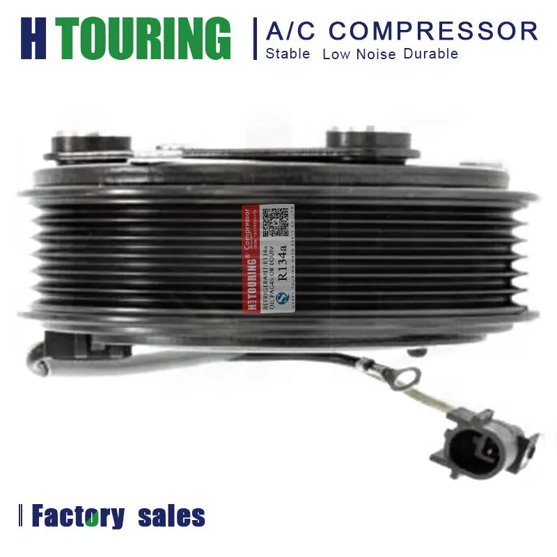 

Автомобильный Компрессор переменного тока PXV16, магнитная муфта для FORD Focus C-MAX MAZDA 3 5 VOLVO 1684906 1746701 40405397 7AM5N19D629AB AM5N19D629AB