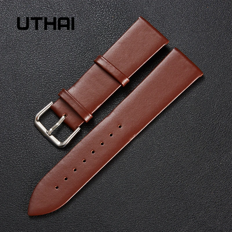 UTHAI P39 20 мм кожаный ремешок для часов 22 Samsung Galaxy watch 46 мм/Gear S3 | Наручные часы