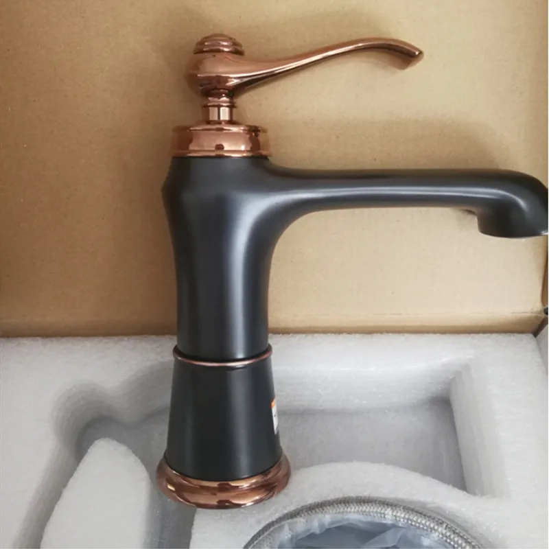 Смесители для раковины LIUYUE кран из черной бронзы латуни с большим круглым
