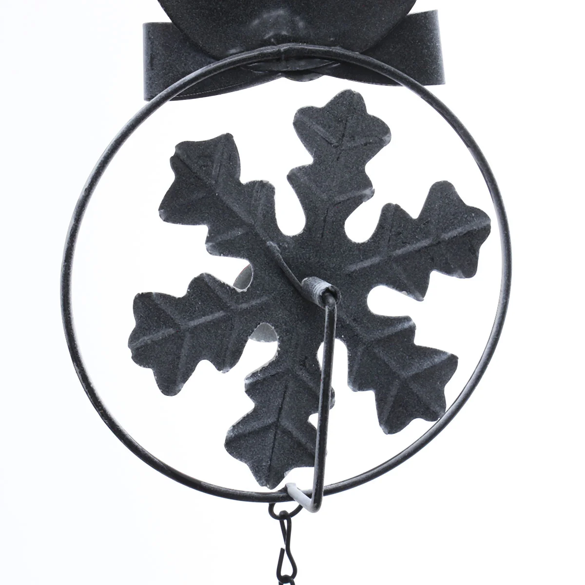 

Christmas Bell Decorations Iron Art Wind Chime Pendant Hanging Ornaments Bell Pendant for Garden Yard (Penguin)