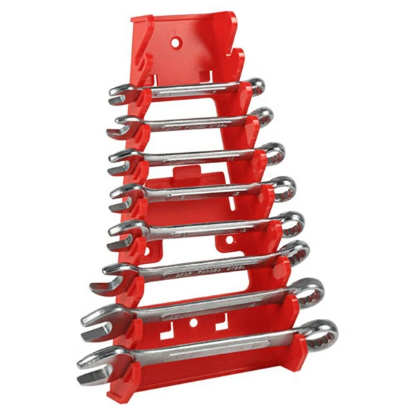 

Multi Slots Spanner Storage Rack Wrench Holder Rail Tray Spanners Organizer Tool DRSA889