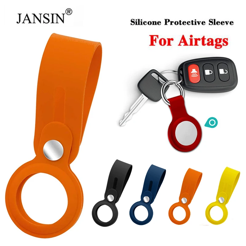 Защитный чехол из жидкого силикона для airtag защитный Apple Locator Tracker ключей с защитой