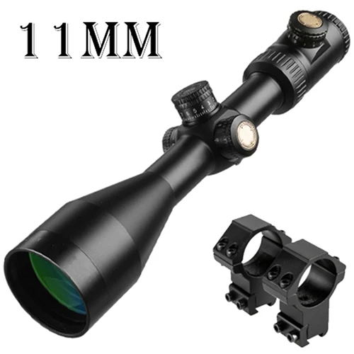 11mm High MT 2,7-13x56 SFIR Mil-dot с подсветкой красный точечный прицел тактический оптический прицел для охотничьей винтовки Снайпер - Цвет: 11mm High